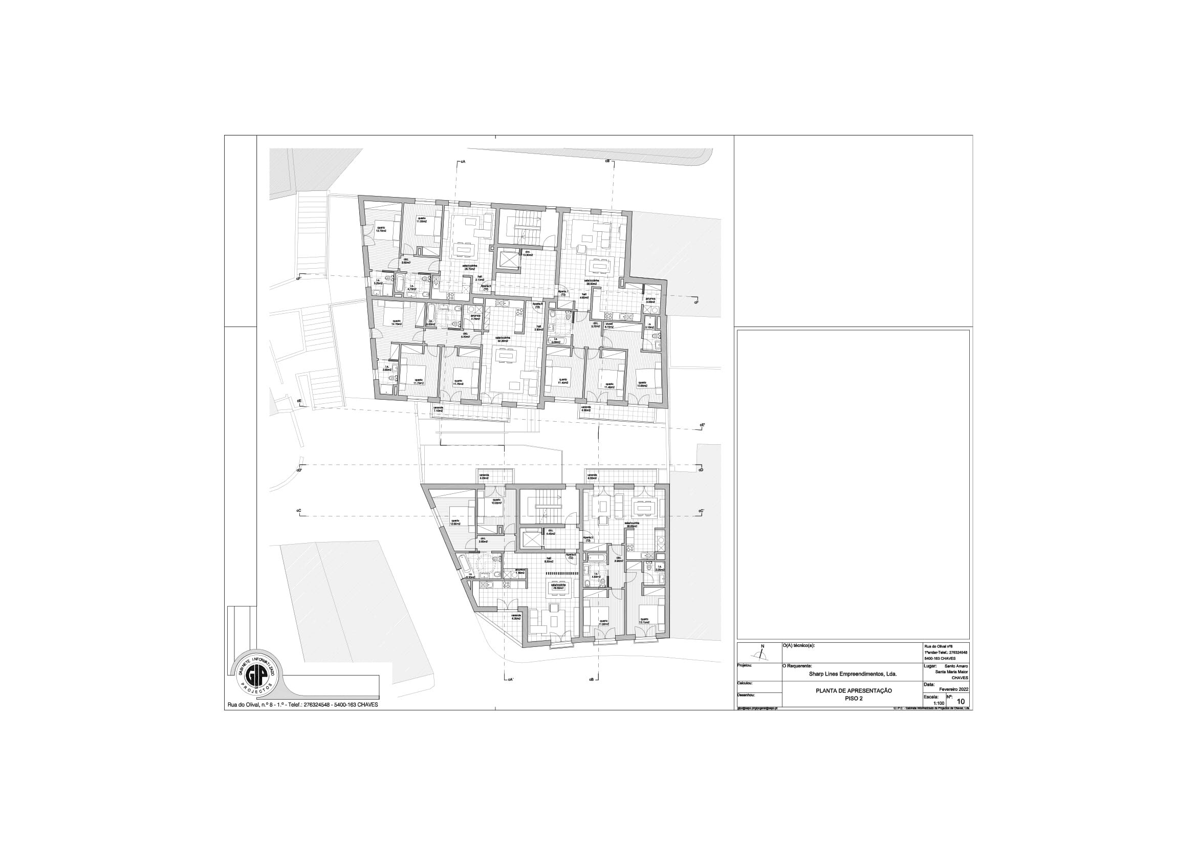Planta, Flaviae Residences T2 A6